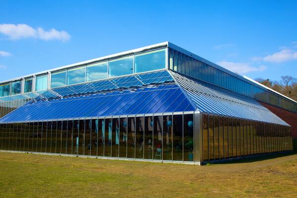 Burrell Collection joka esittÀÀ moderni arkkitehtuuri