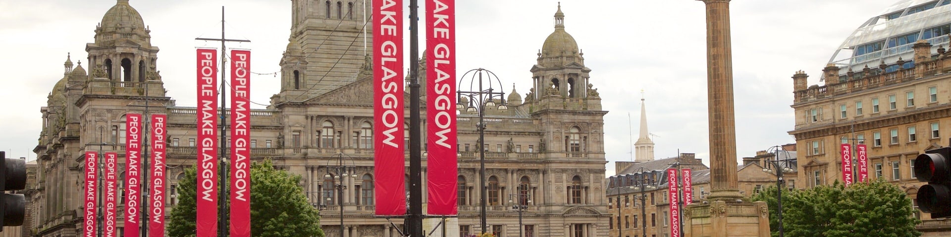 George Square caracterizando cenas de rua