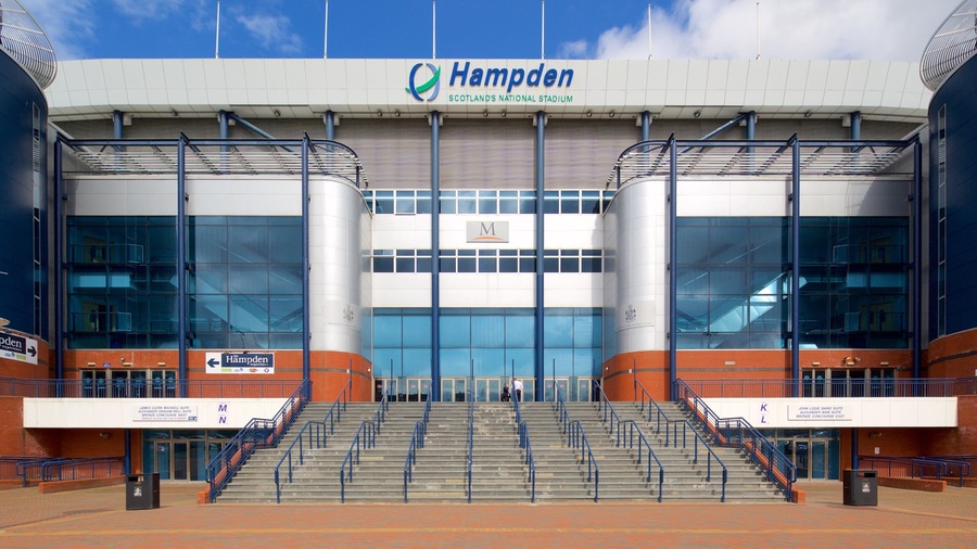 Hampden Park which includes street scenes