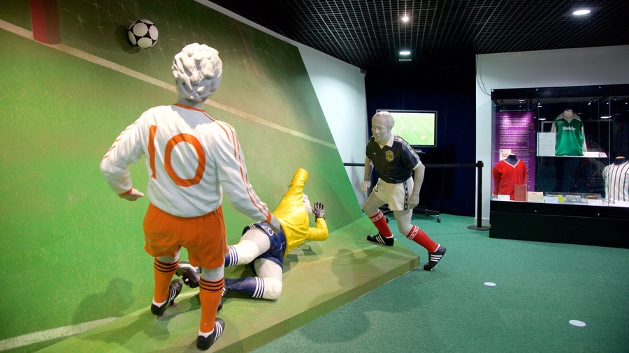 Hampden Park featuring interior views
