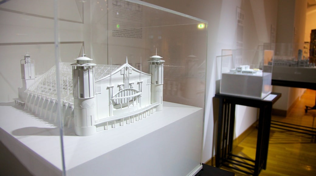 The Lighthouse which includes interior views and art