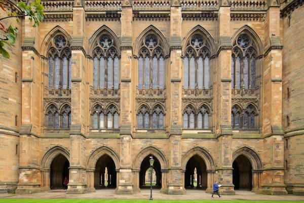 University of Glasgow showing heritage elements
