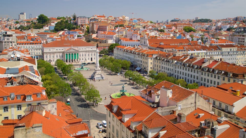 Santa Justa Elevator which includes a city and landscape views