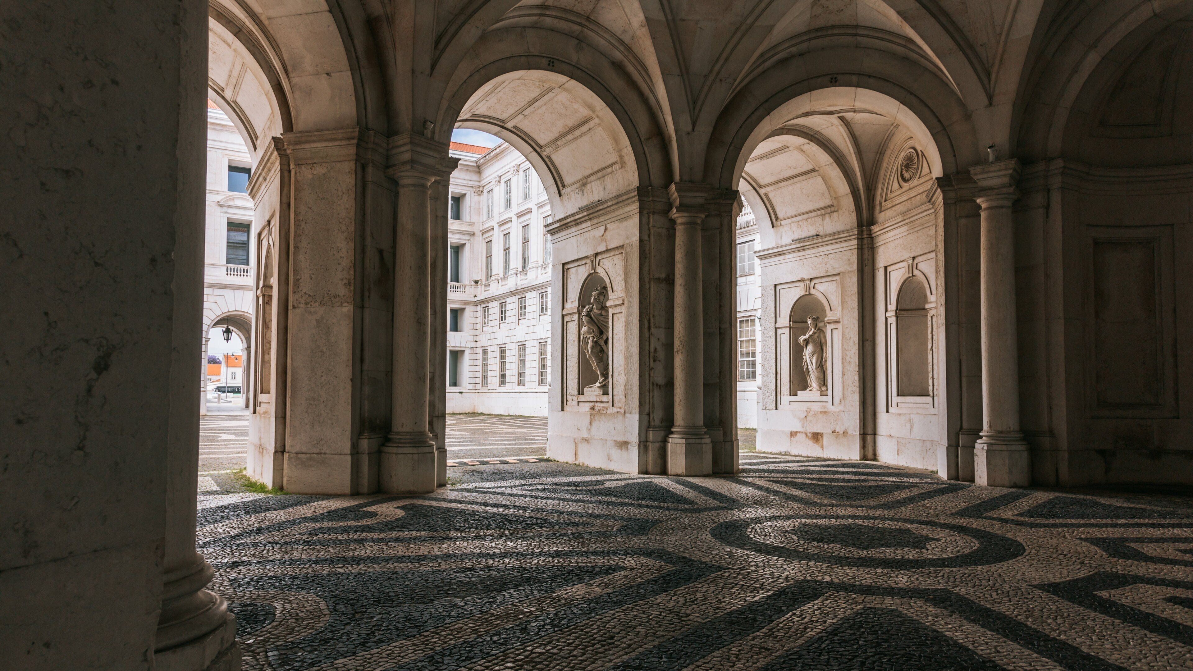 Ajuda National Palace which includes heritage elements and interior views