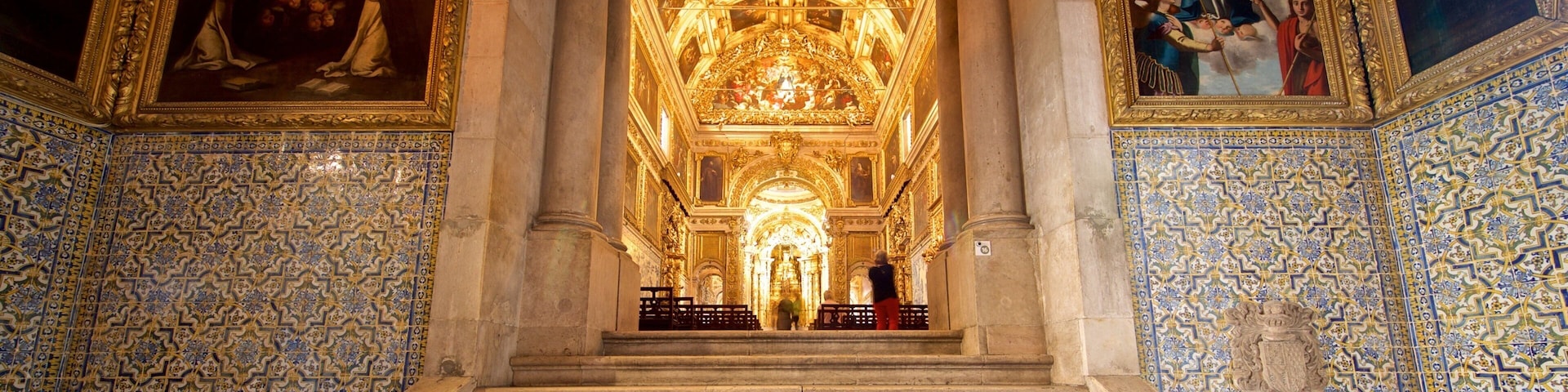 National Museum of Azulejos which includes heritage elements, religious elements and interior views