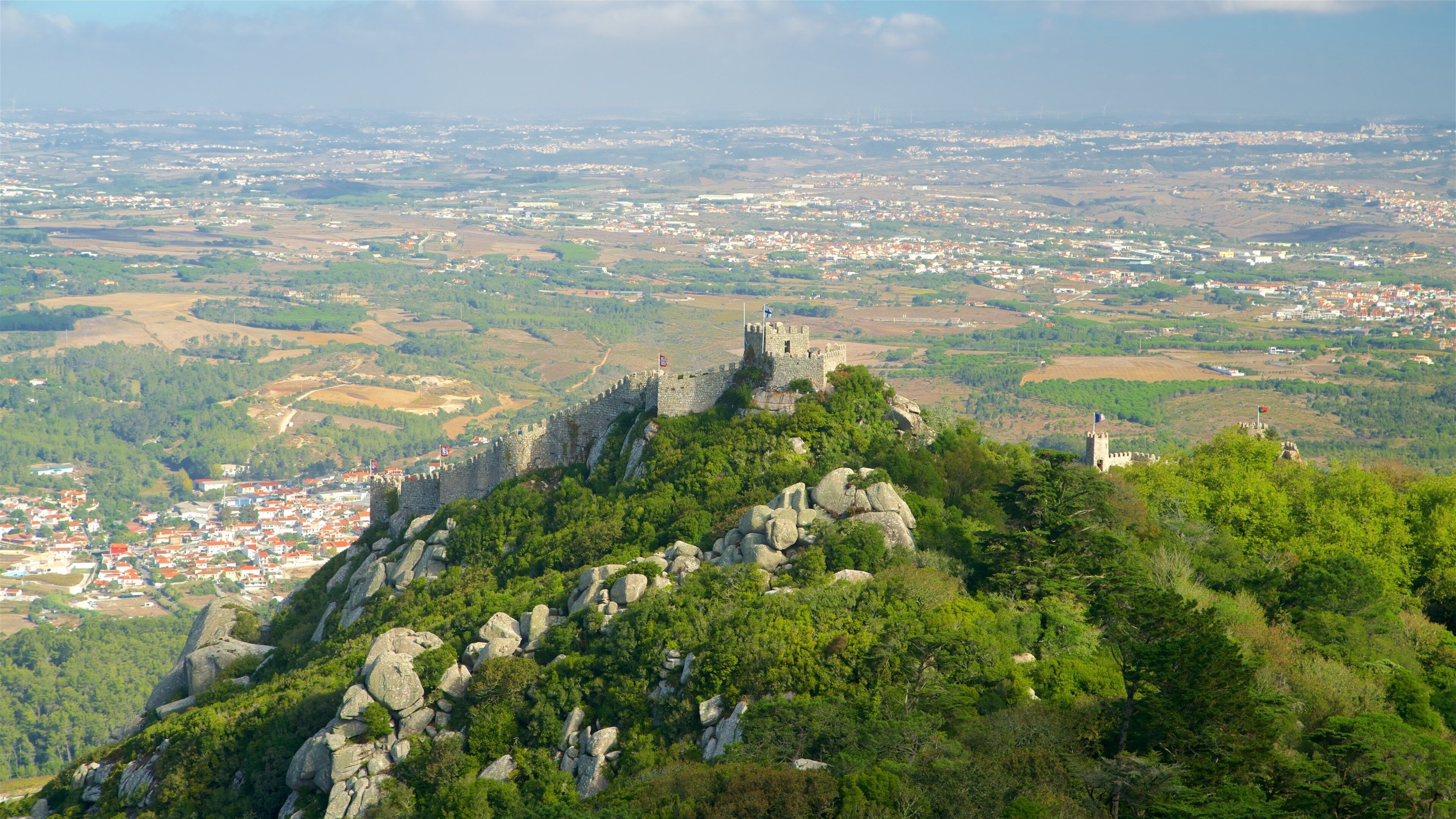 Moorish Castle featuring chateau or palace, tranquil scenes and landscape views