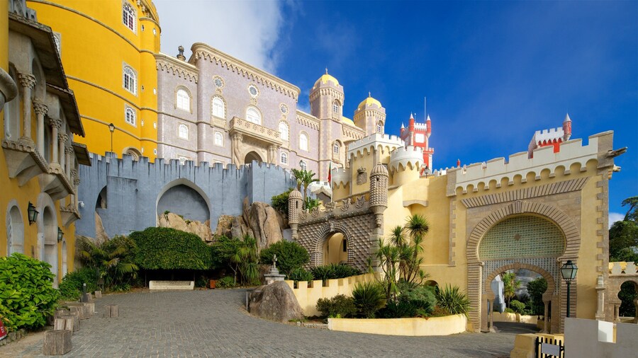 Pena Palace which includes heritage elements