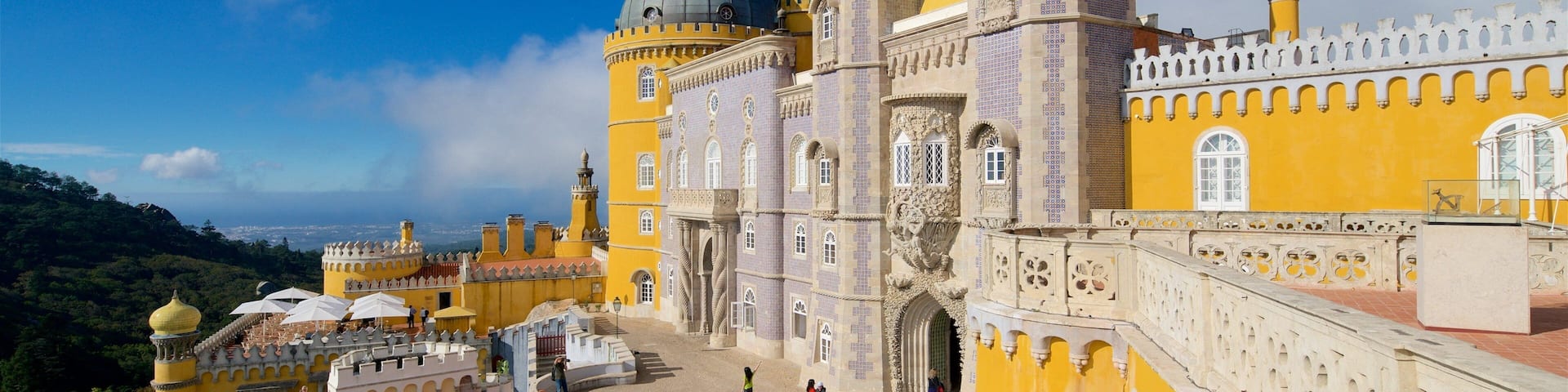 Pena Palace showing heritage elements and a castle