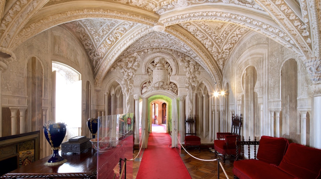 Pena Palace showing interior views and heritage elements
