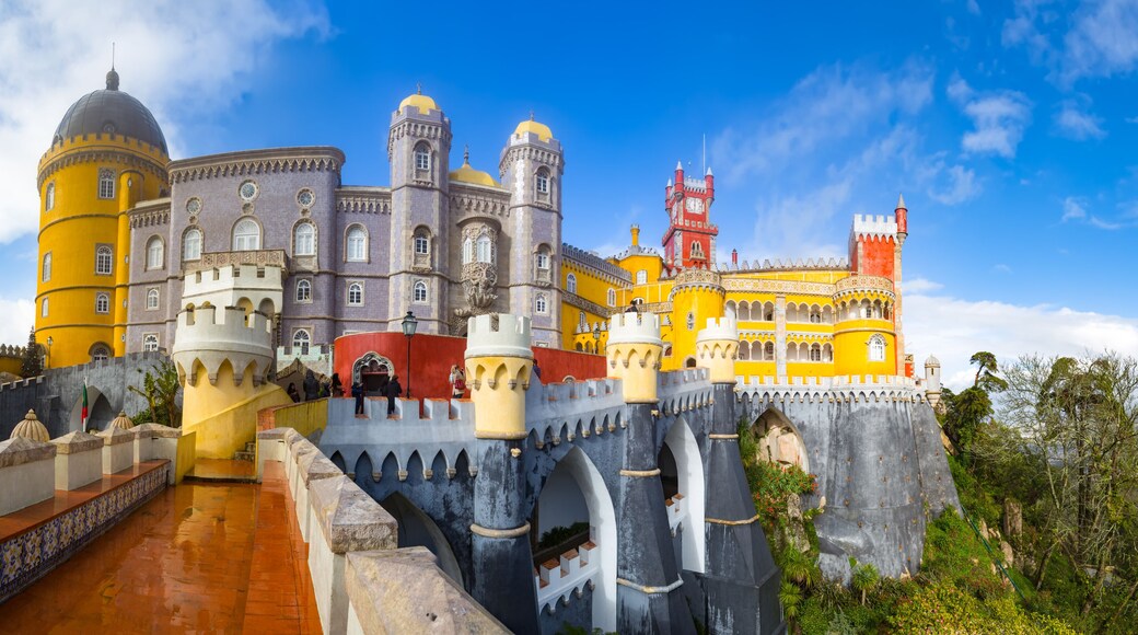 View of Palace da Pena - Sintra, Lisboa, Portugal - European travel
