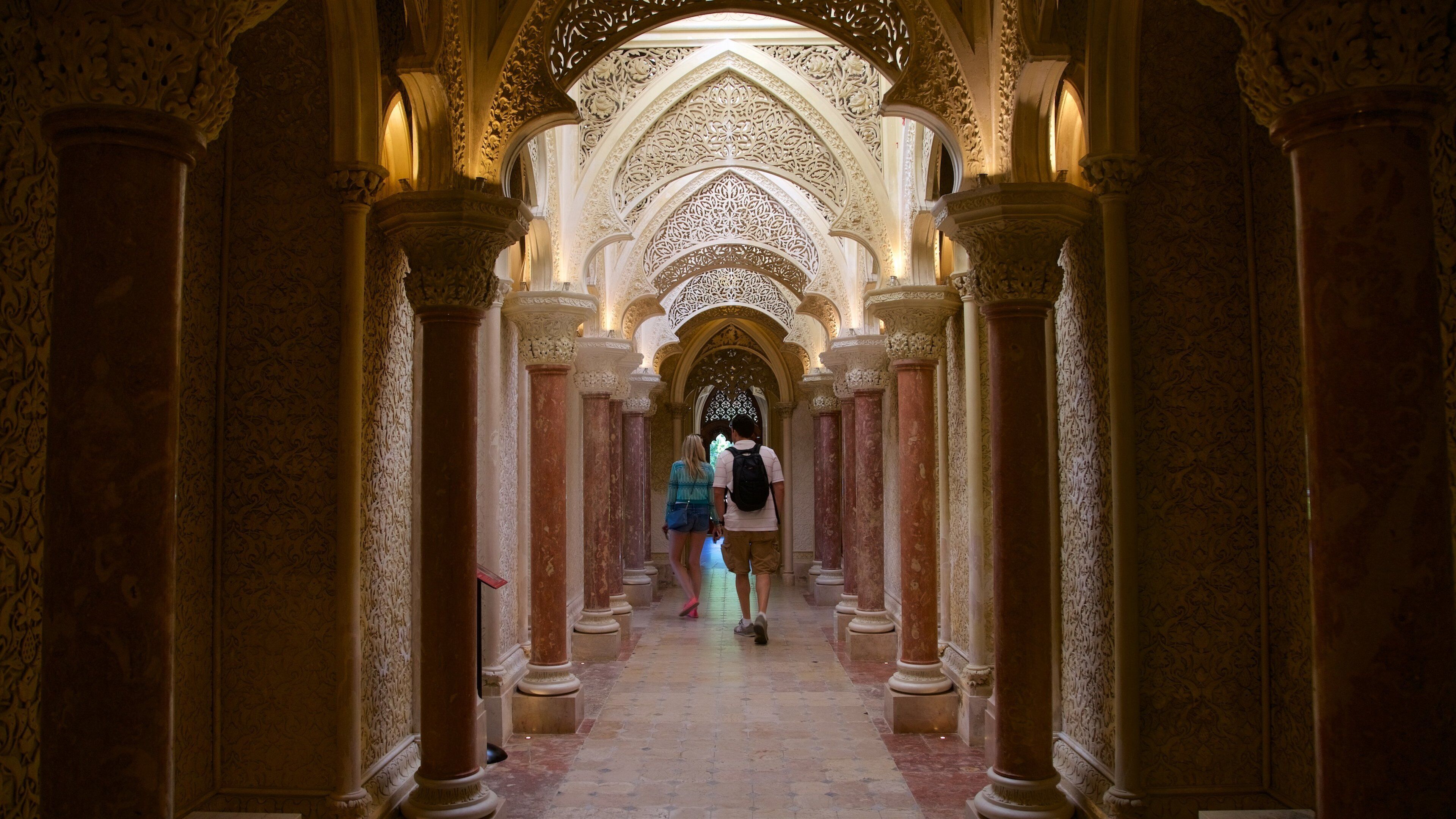 Monserrate Palace which includes heritage elements and interior views as well as a couple
