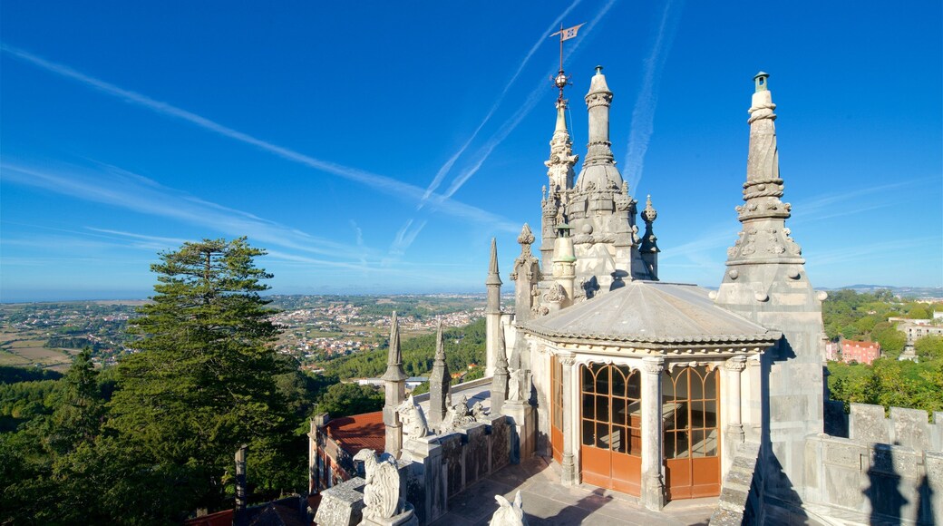 Quinta da Regaleira which includes tranquil scenes and heritage elements