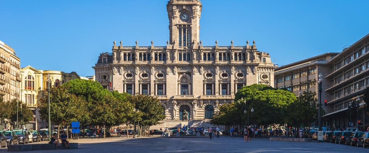porto city hall, landmark of porto, protugal