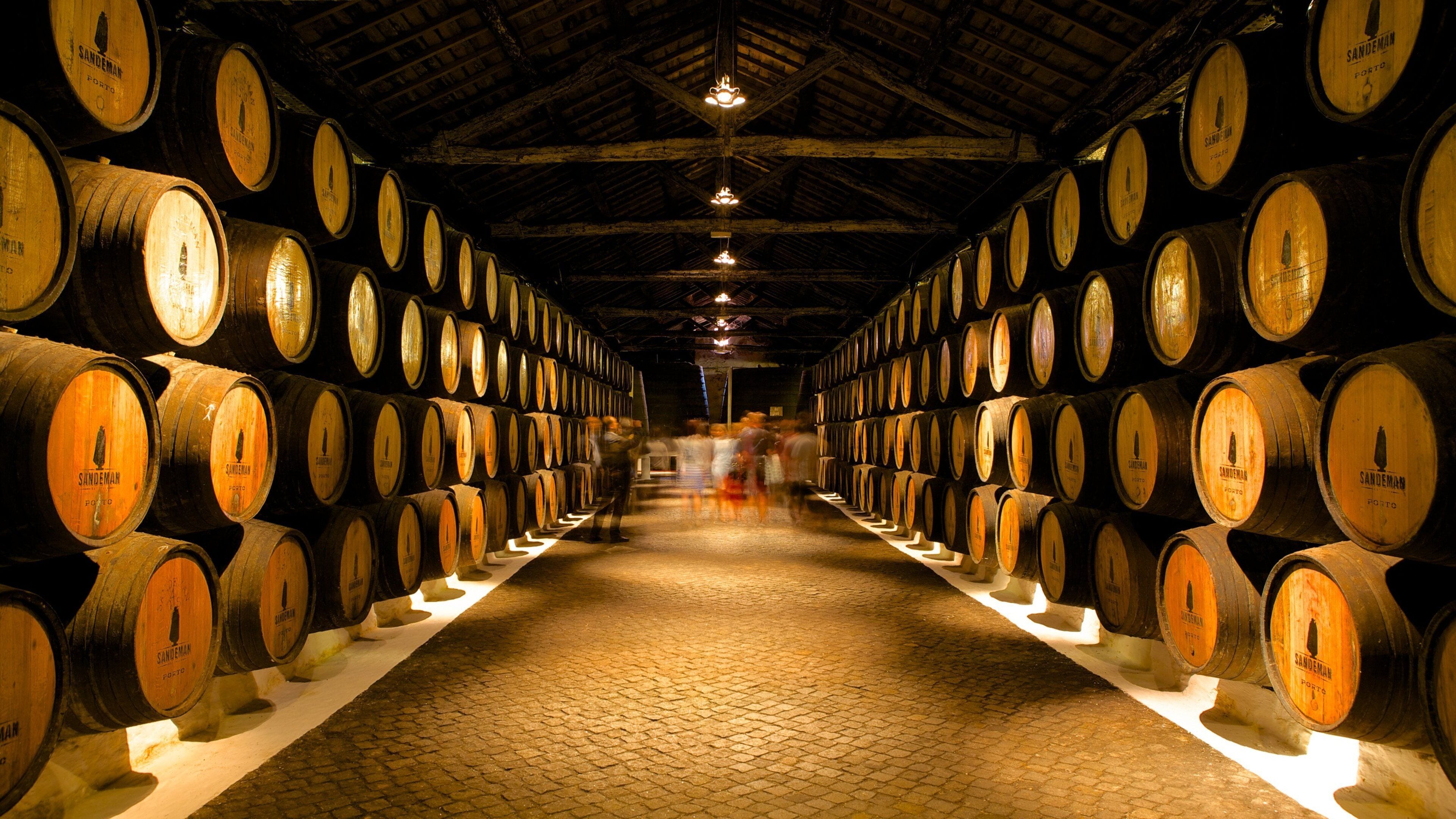 Sandeman Cellars which includes drinks or beverages and interior views