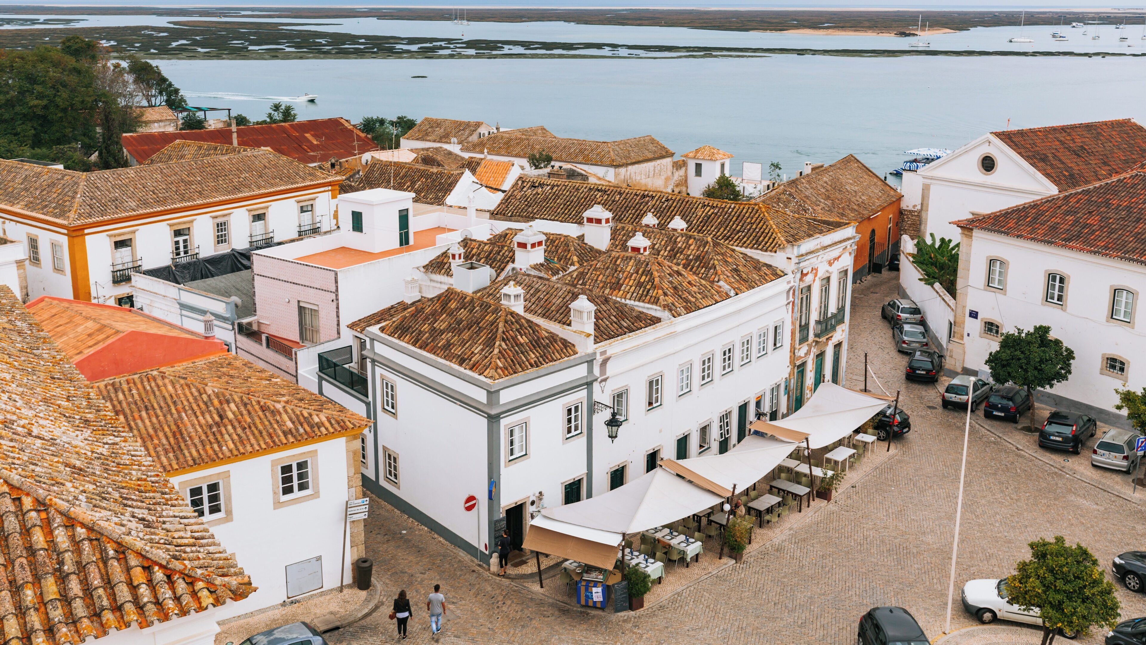 Faro Cathedral stands majestically in the heart of Faro City Centre, overlooking the picturesque landscape of Faro District in Portugal