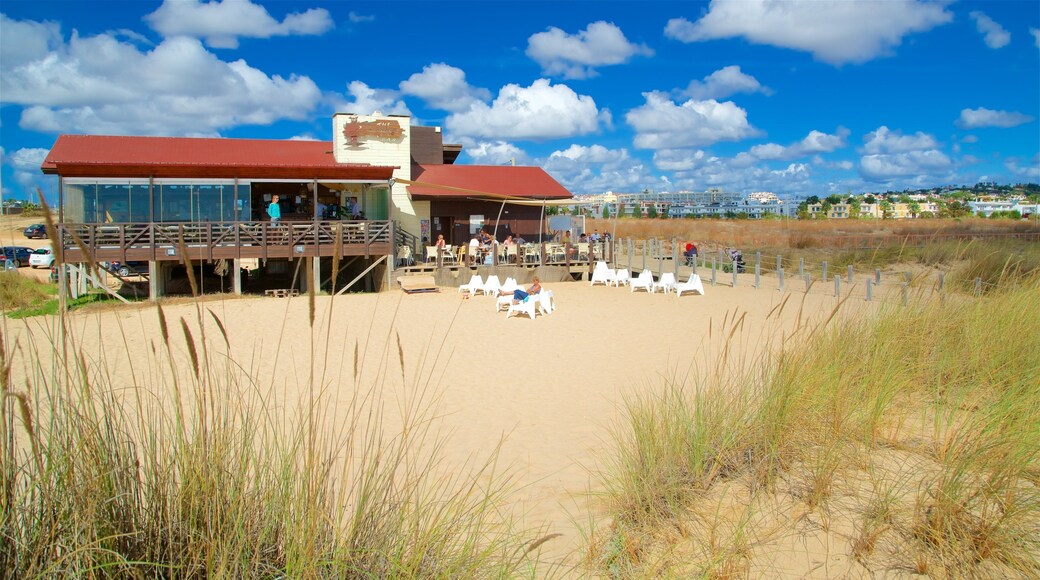 Meia Praia Beach which includes a beach