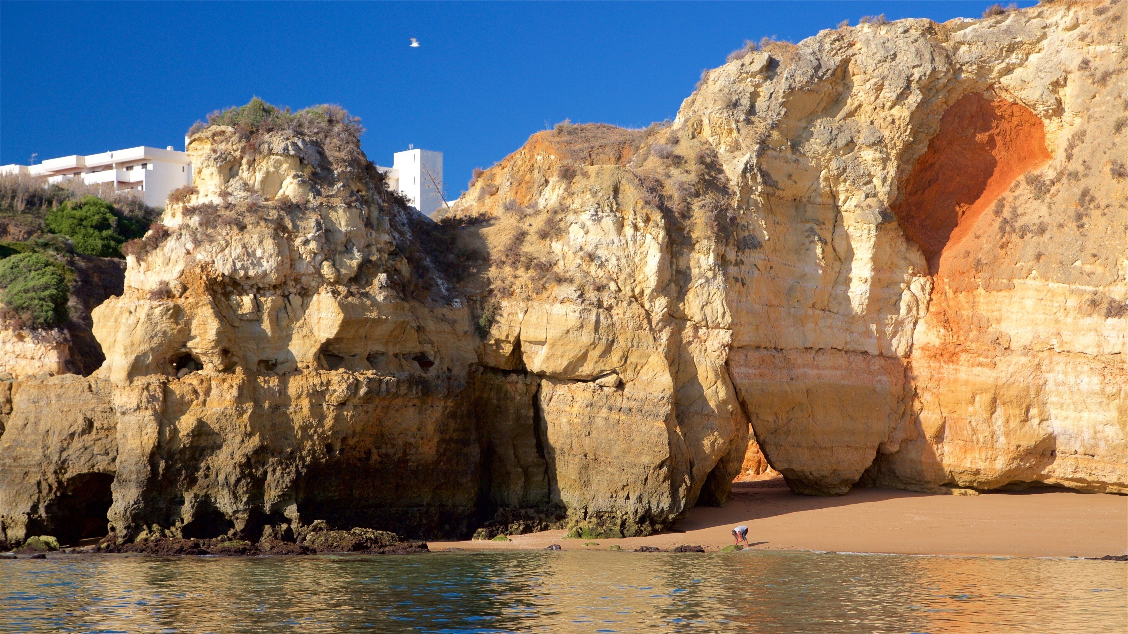 Batata Beach showing a beach, rocky coastline and general coastal views