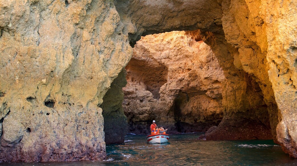 Vuurtoren Lagos inclusief varen en grotten en ook een klein groepje mensen