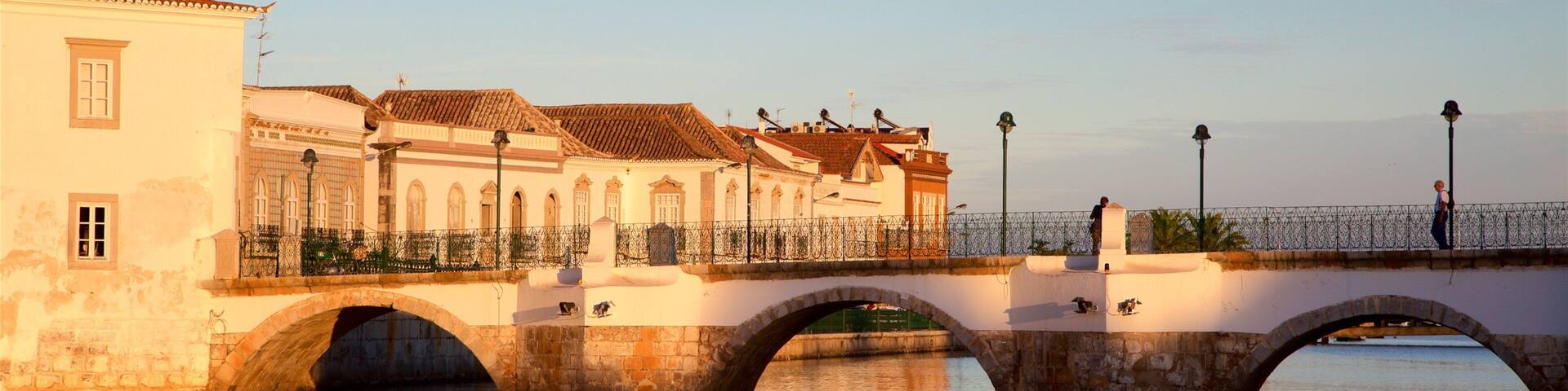 Roman Bridge showing a bridge and a river or creek