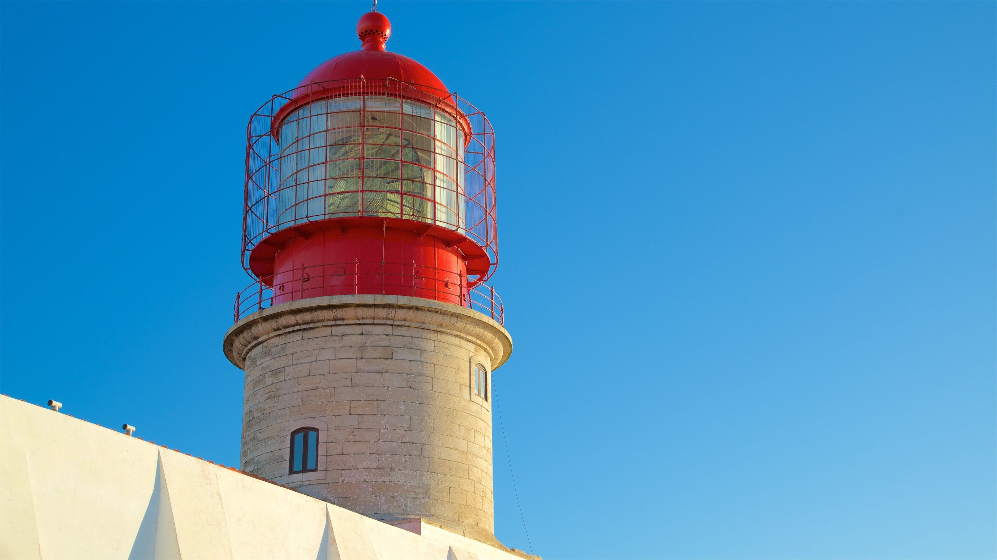 Cape St. Vincent Lighthouse showing a lighthouse