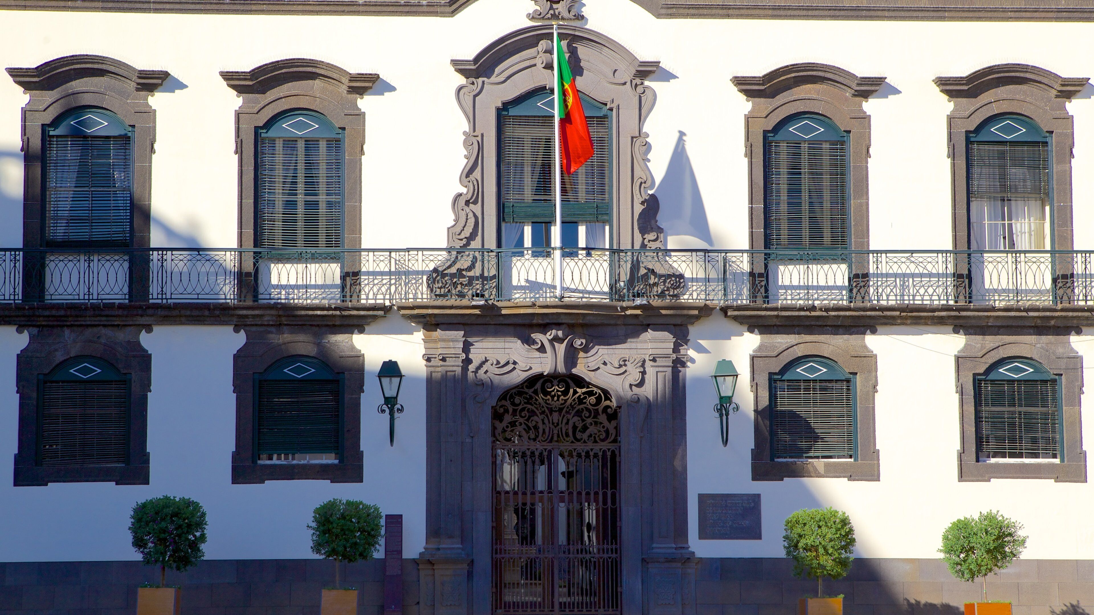 Town Square which includes an administrative buidling and heritage architecture