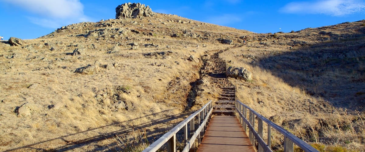 Sao Lourenco Point showing mountains