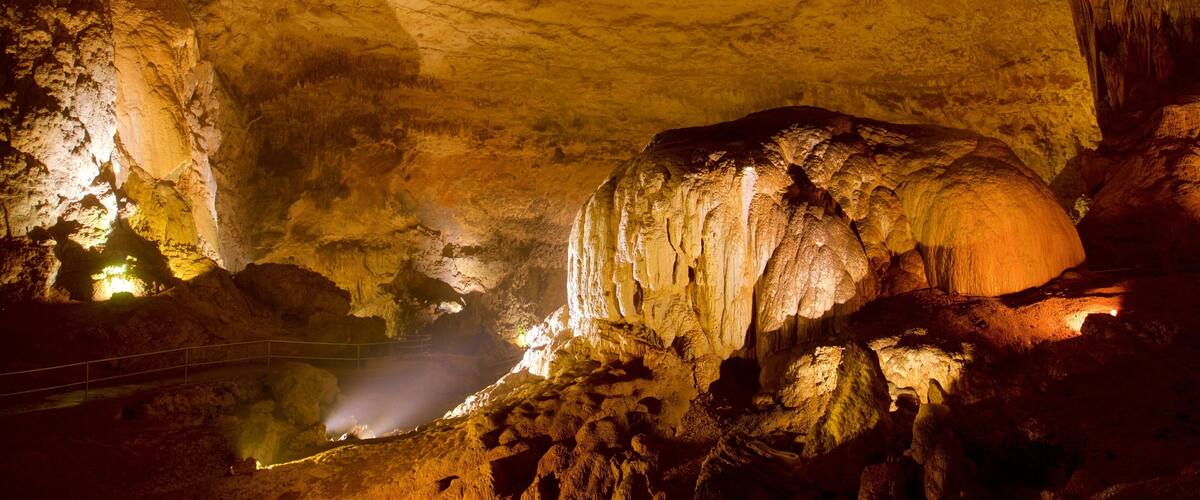 Camuy River Cave Park showing interior views and caves
