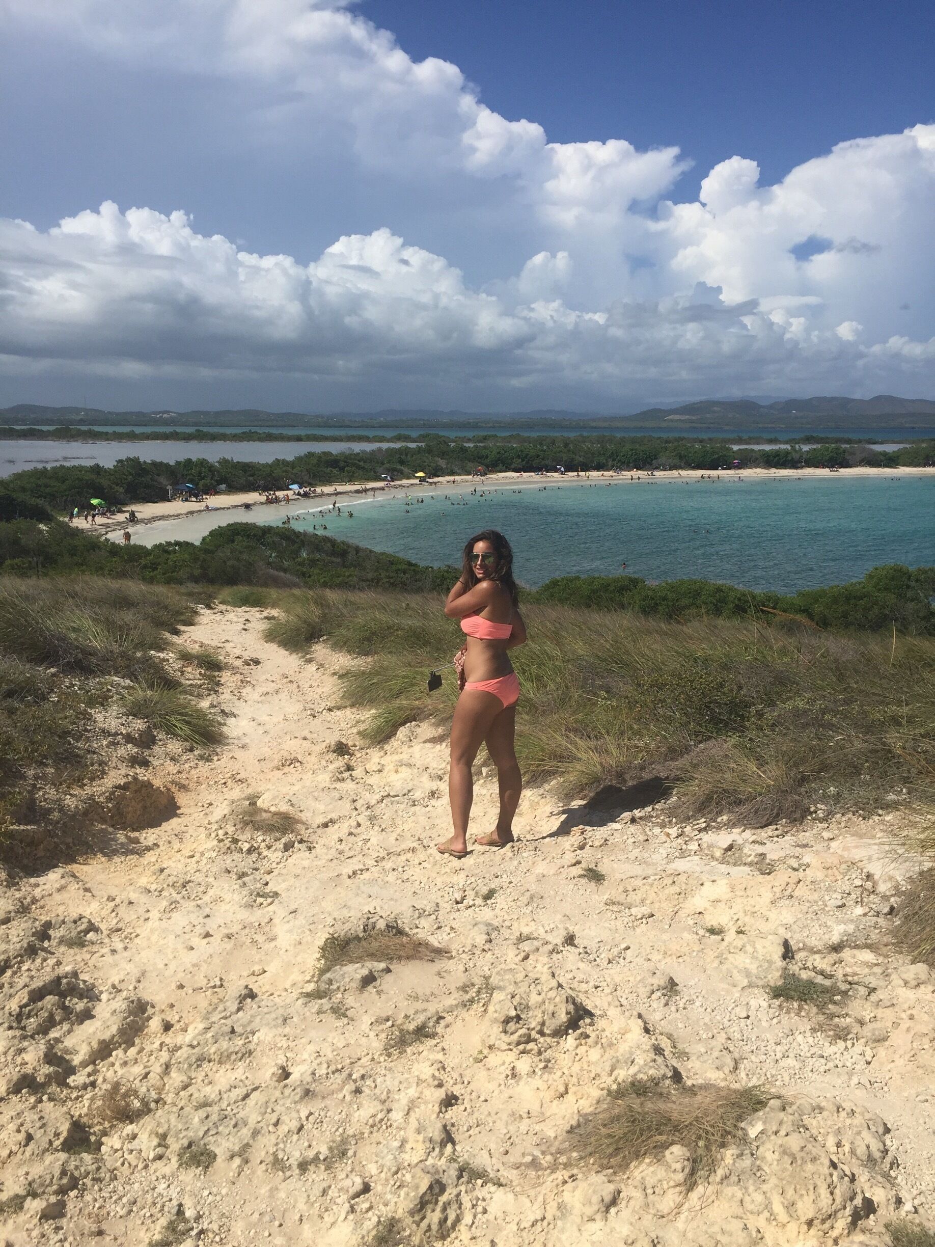 Beautiful beach lots of locals