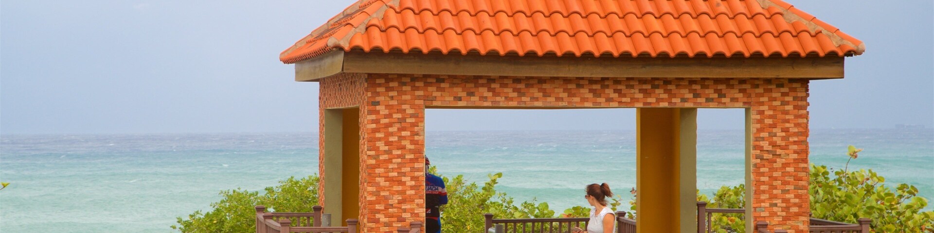 Punta Higuero Light showing views and general coastal views as well as a family