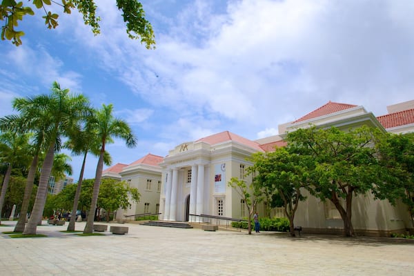 Kunstmuseum von Puerto Rico mit einem Straßenszenen