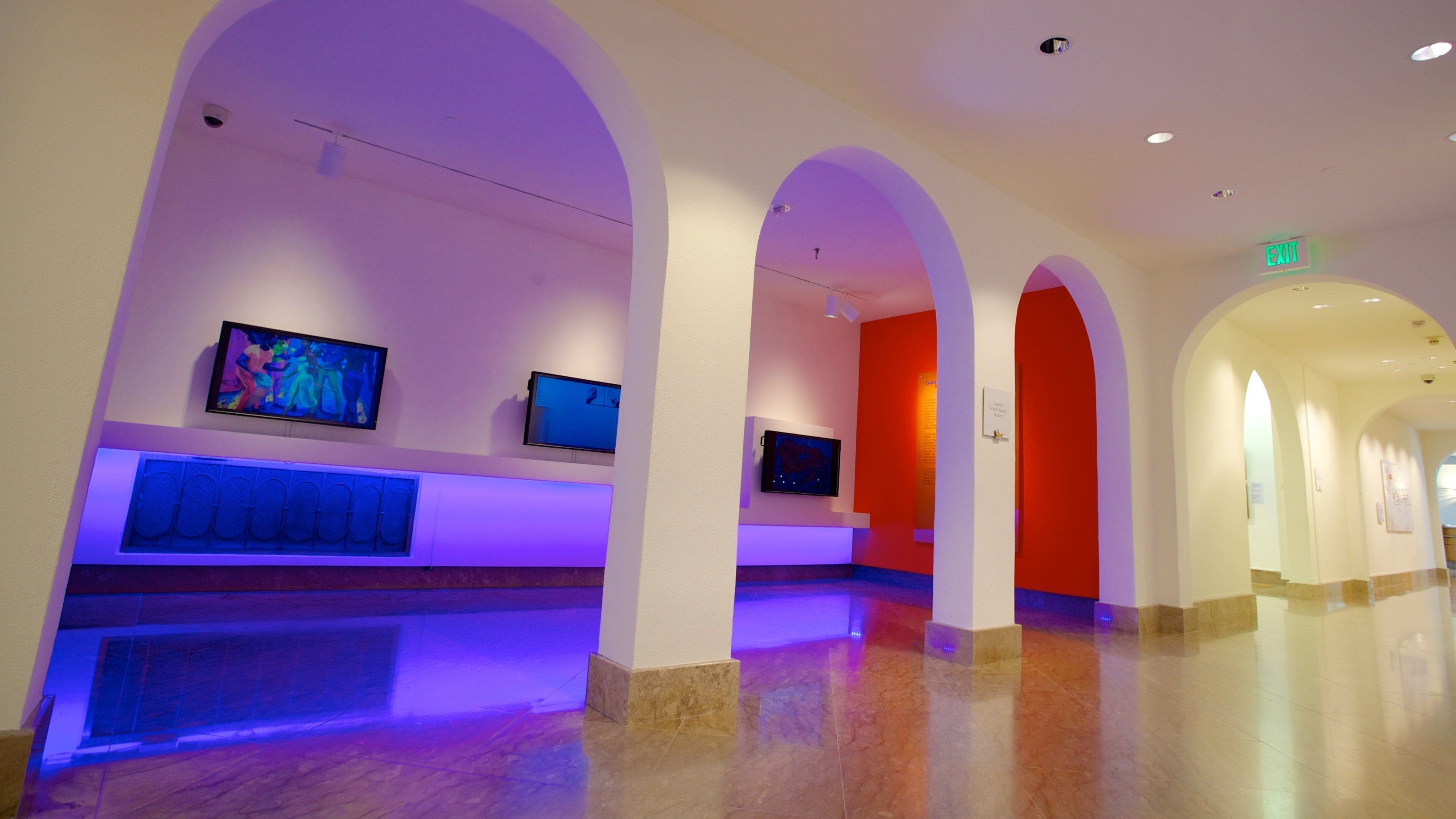 Museo de Arte de Puerto Rico mostrando vistas interiores