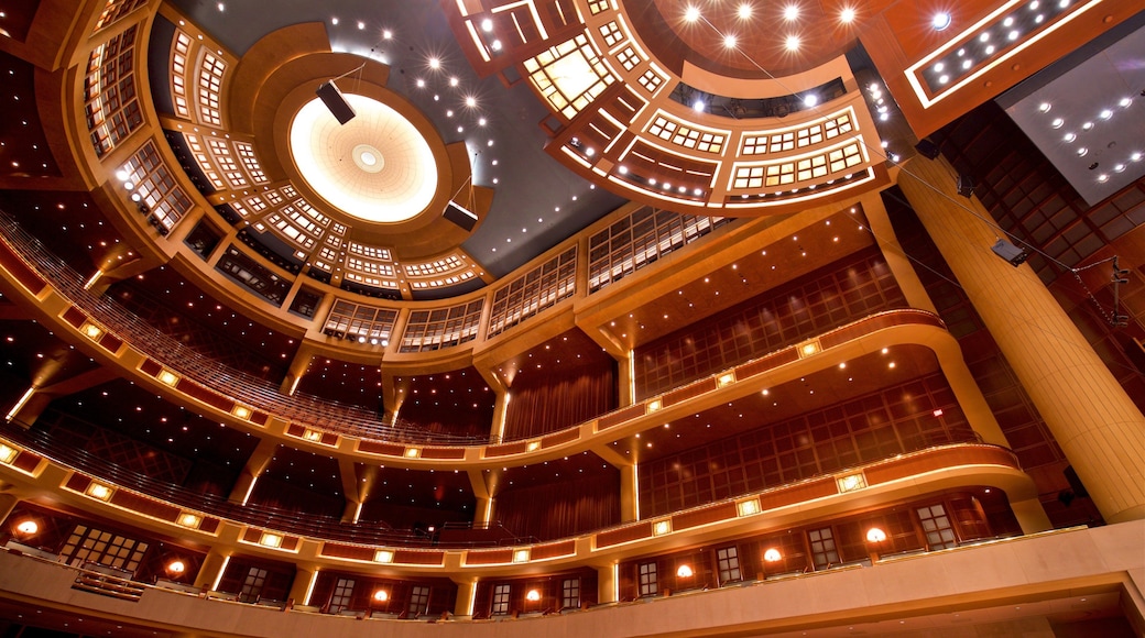 Morton H. Meyerson Symphony Center showing theater scenes and interior views