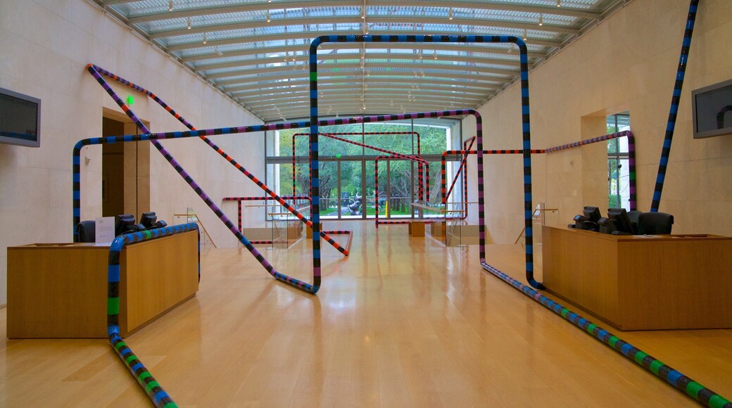 Nasher Sculpture Center che include arte e vista interna