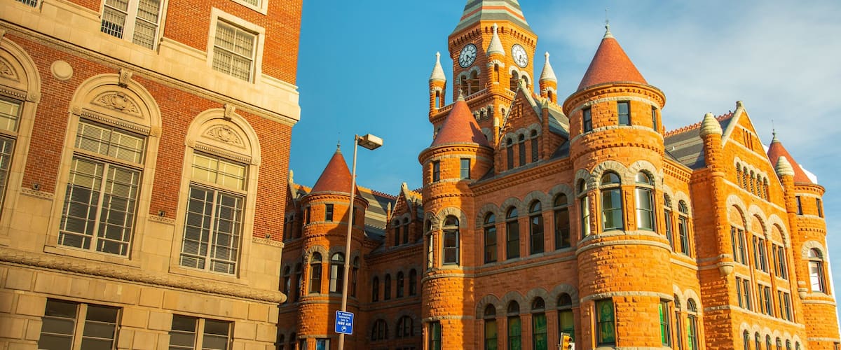 Sixth Floor Museum showing heritage architecture