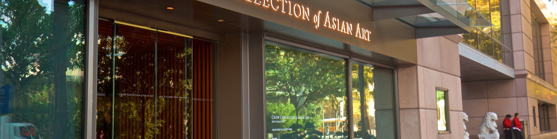Trammell and Margaret Crow Collection of Asian Art featuring signage