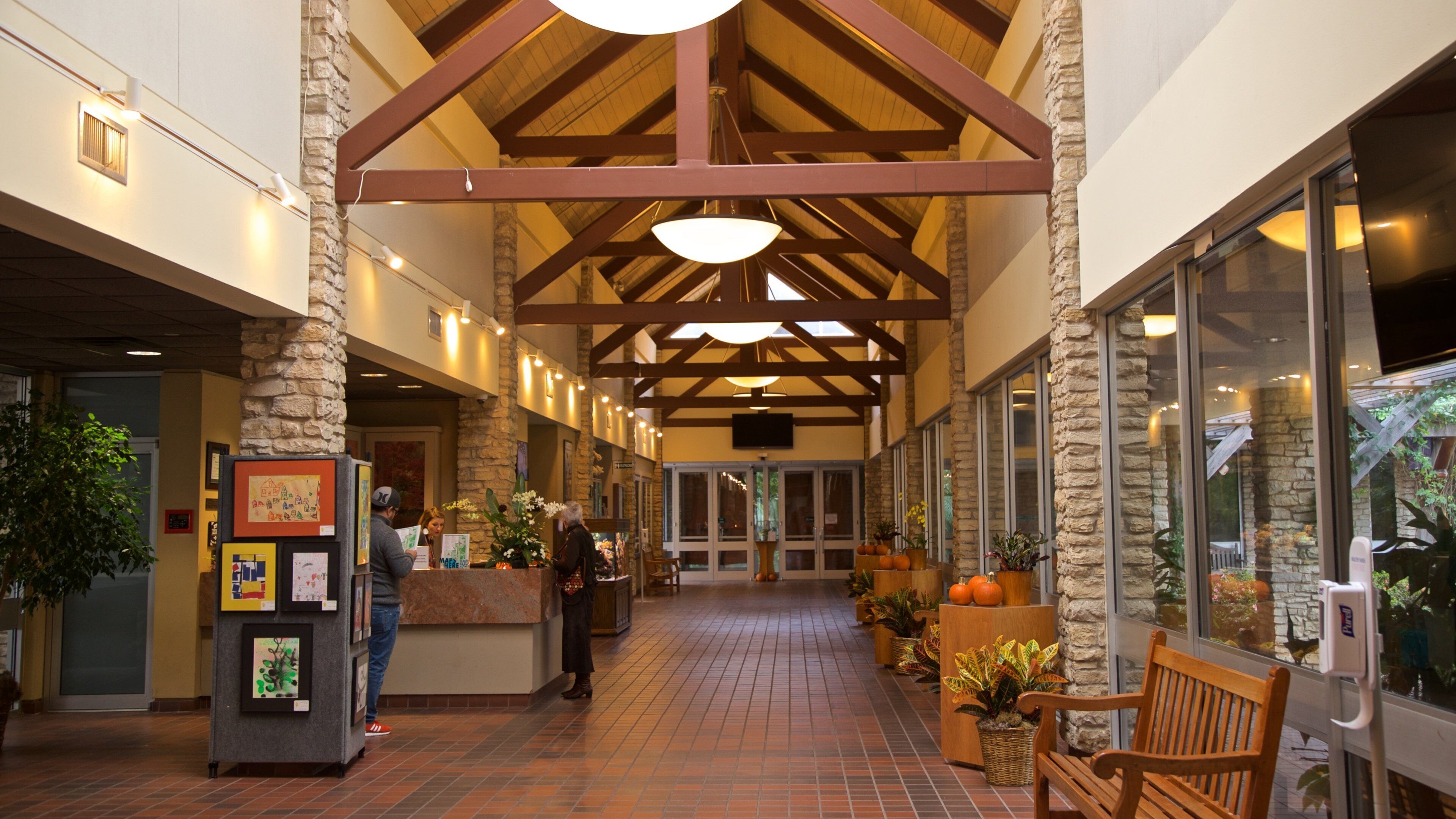 Fort Worth Botanic Garden featuring interior views