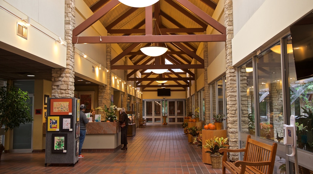 Fort Worth Botanic Garden featuring interior views