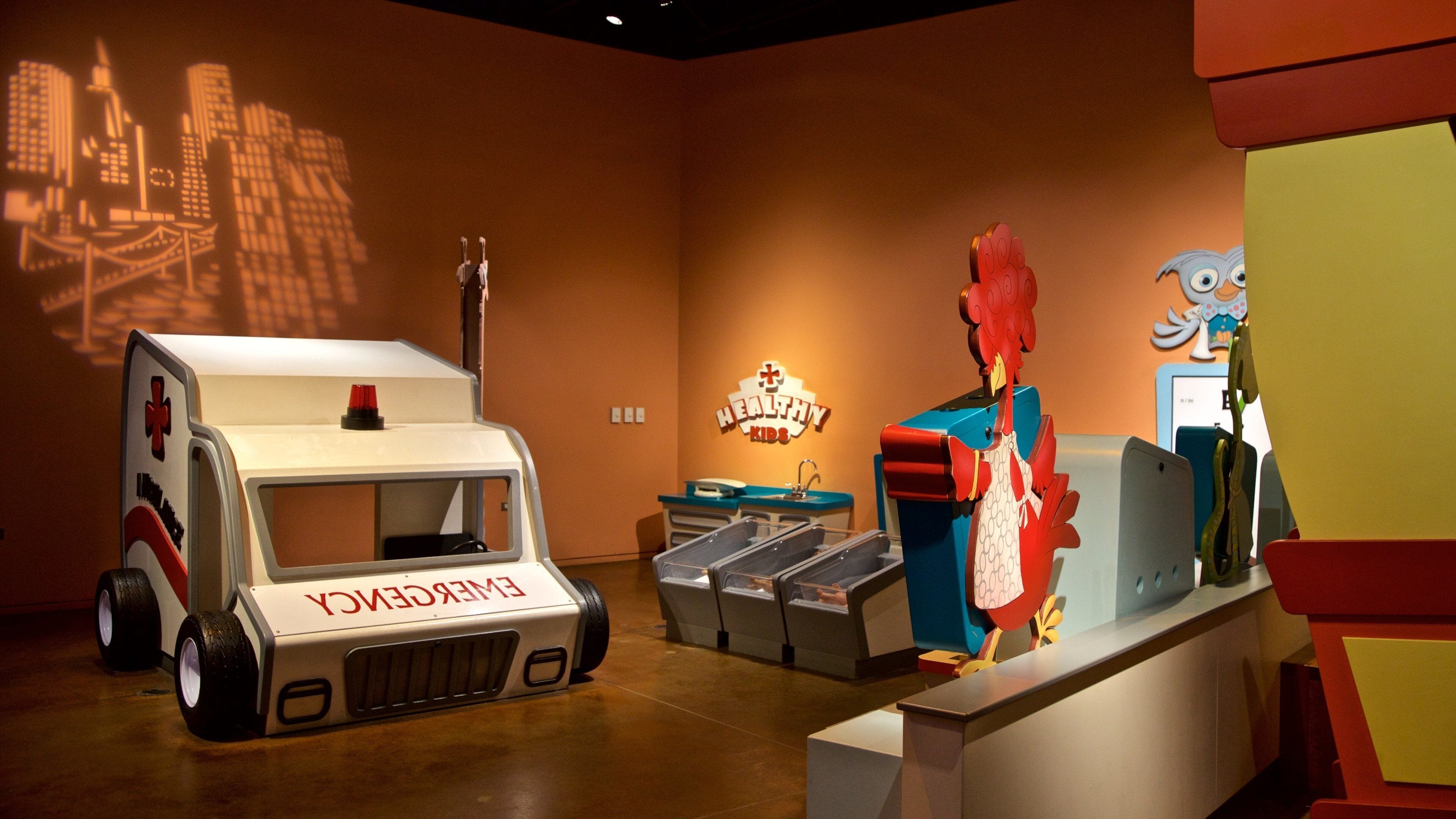 Fort Worth Museum of Science and History mettant en vedette vues intérieures