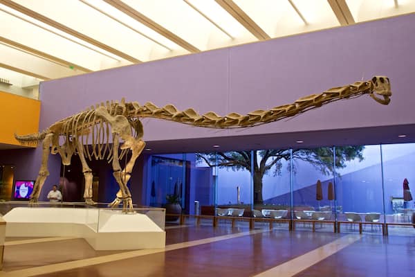 Fort Worth Museum of Science and History que incluye vistas interiores y elementos del patrimonio