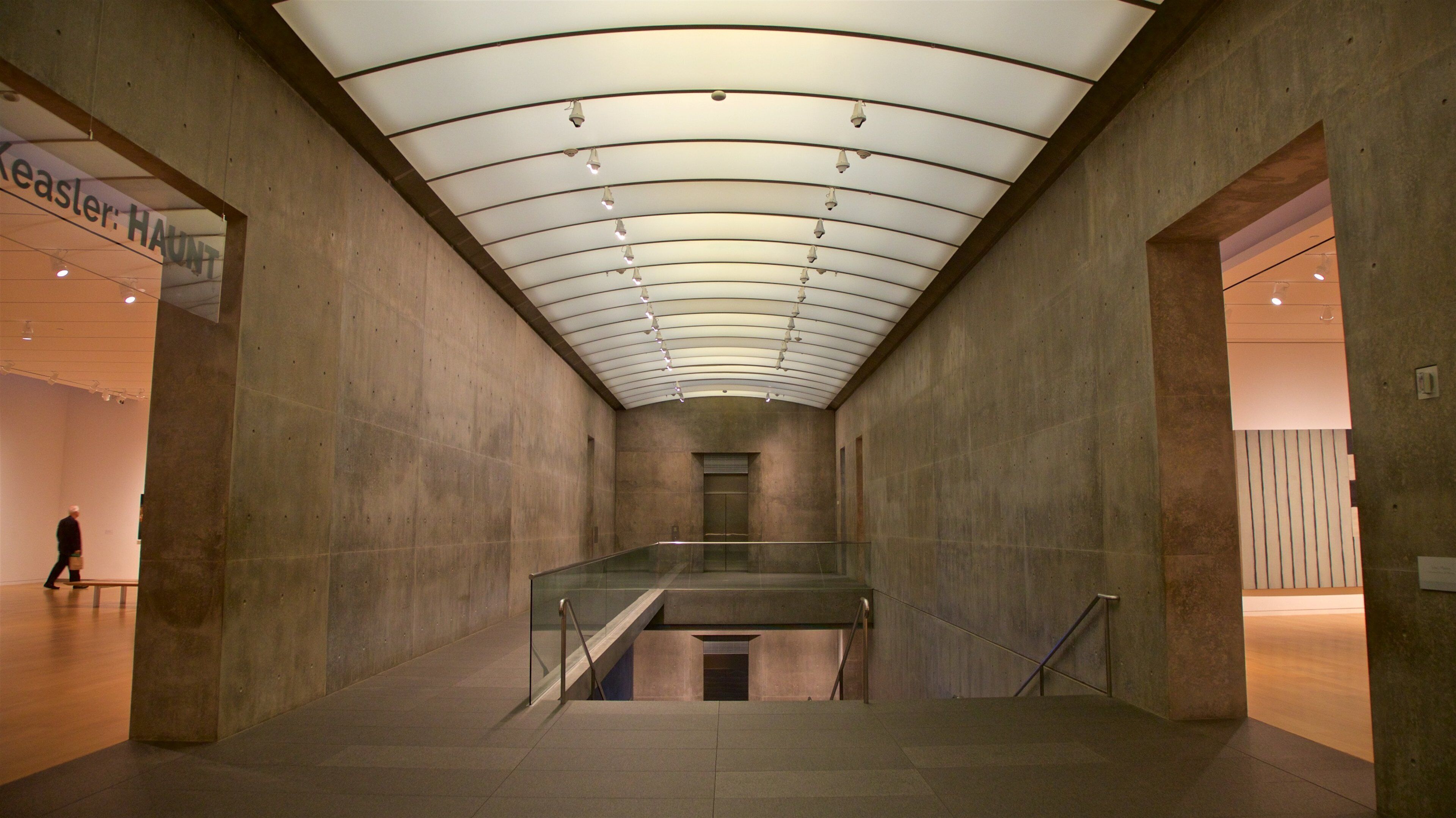 Modern Art Museum of Fort Worth showing interior views