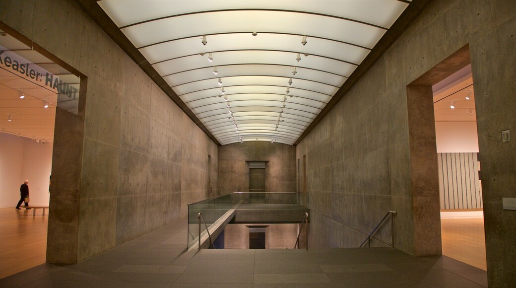 Modern Art Museum of Fort Worth showing interior views