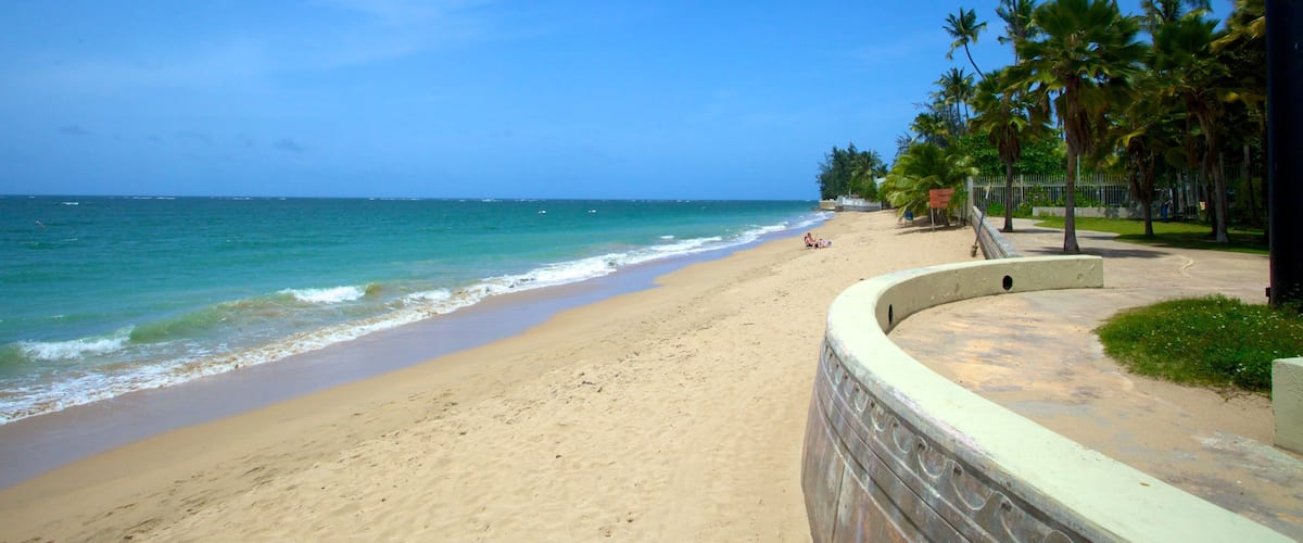 San Juan featuring tropical scenes and a sandy beach