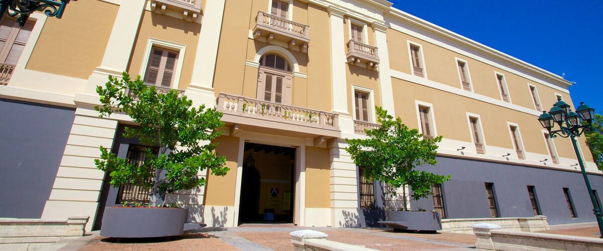 Museo de Las Americas featuring a house and street scenes