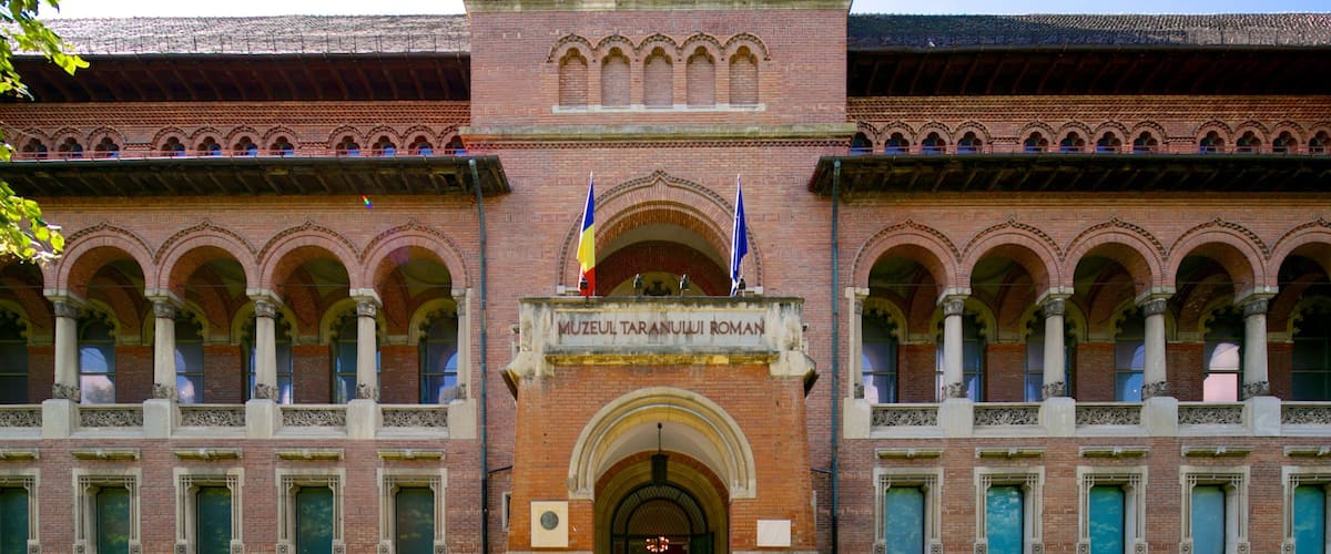 Museum of the Romanian Peasant which includes heritage architecture