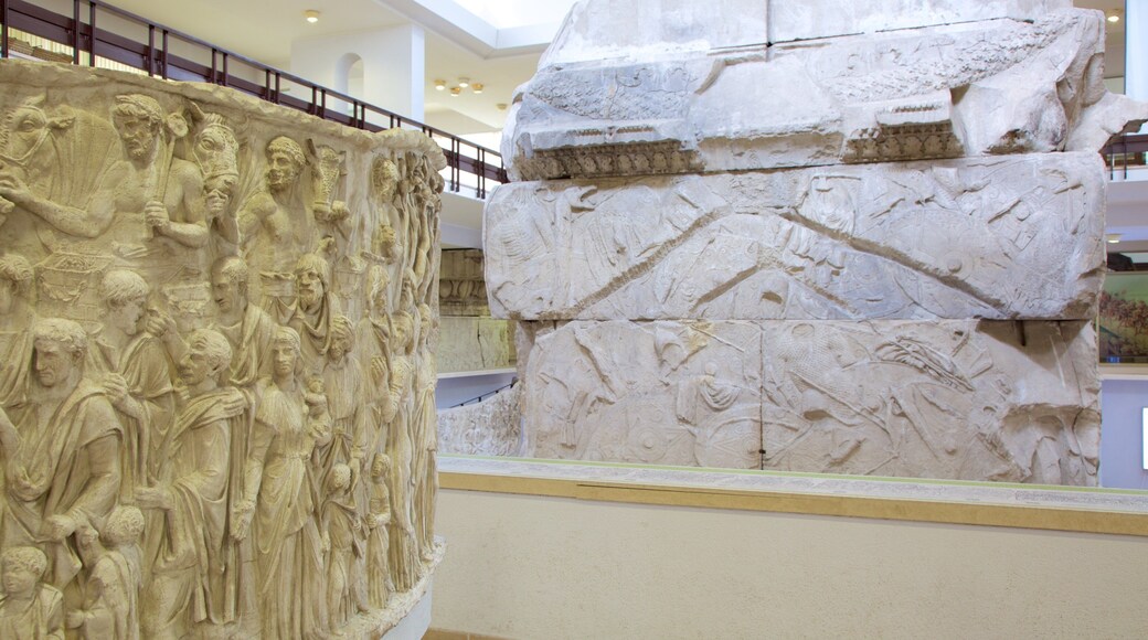 National Museum of Romanian History featuring interior views