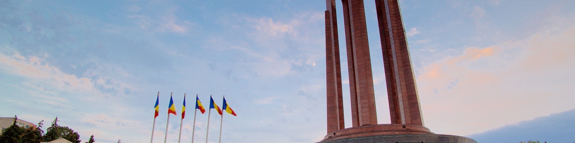 Carol Park mit einem Monument