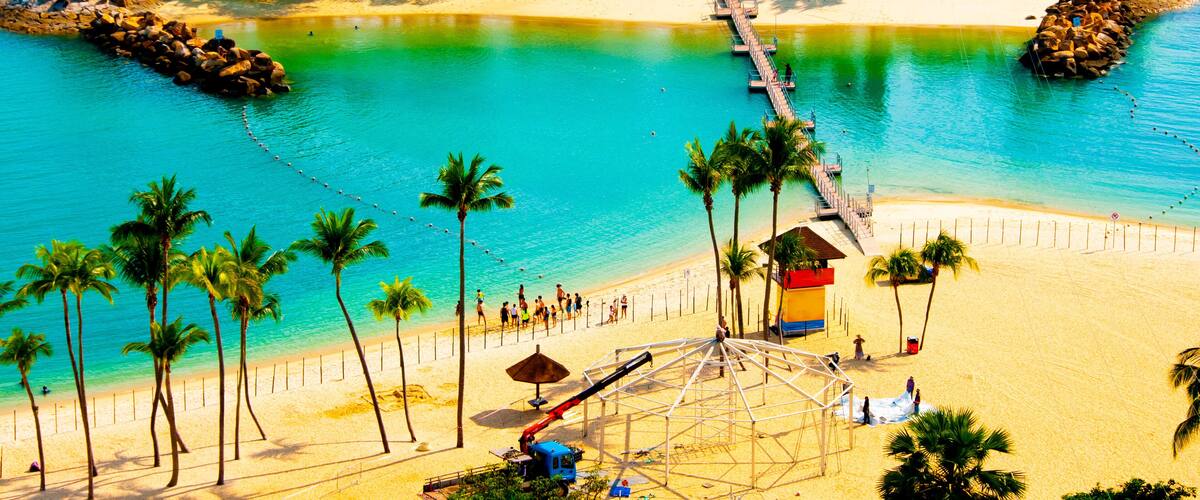 Siloso Beach - Singapore City