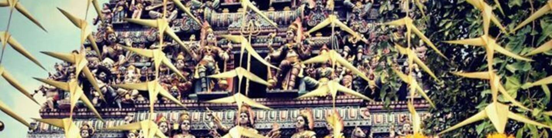 Stunning temple in Little India, Singapore.