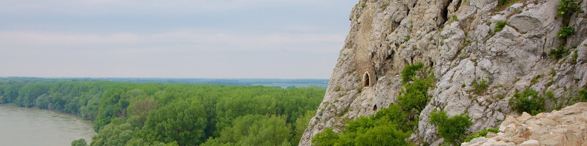 Devin Castle which includes a river or creek, heritage elements and a ruin
