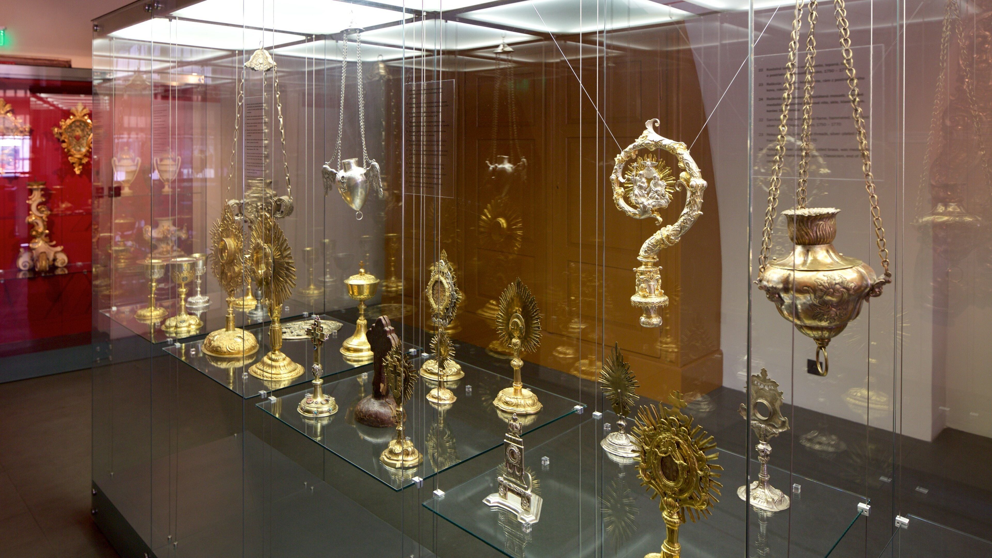 Bratislava City Museum showing interior views and religious aspects